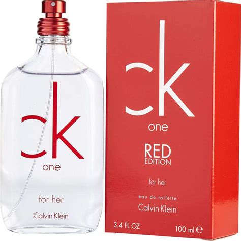 red calvin klein perfume